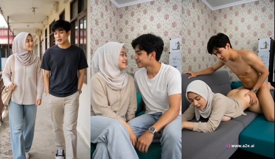 Cô Nàng Mặc Hijab Quyến Rũ, Cuộc Yêu Tuổi Trẻ Nồng Nàn Kết Thúc Trong Khoái Lạc Đầy Đủ